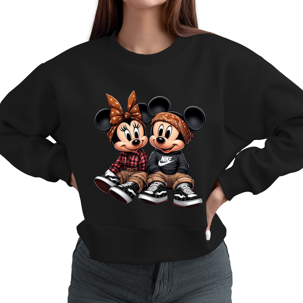 M&M Black Crewneck
