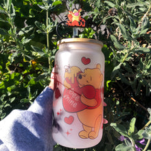 Load image into Gallery viewer, Love Pooh Glass Cup
