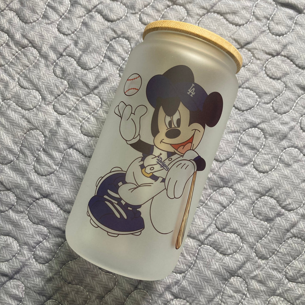 LA Mickey Glass Cup