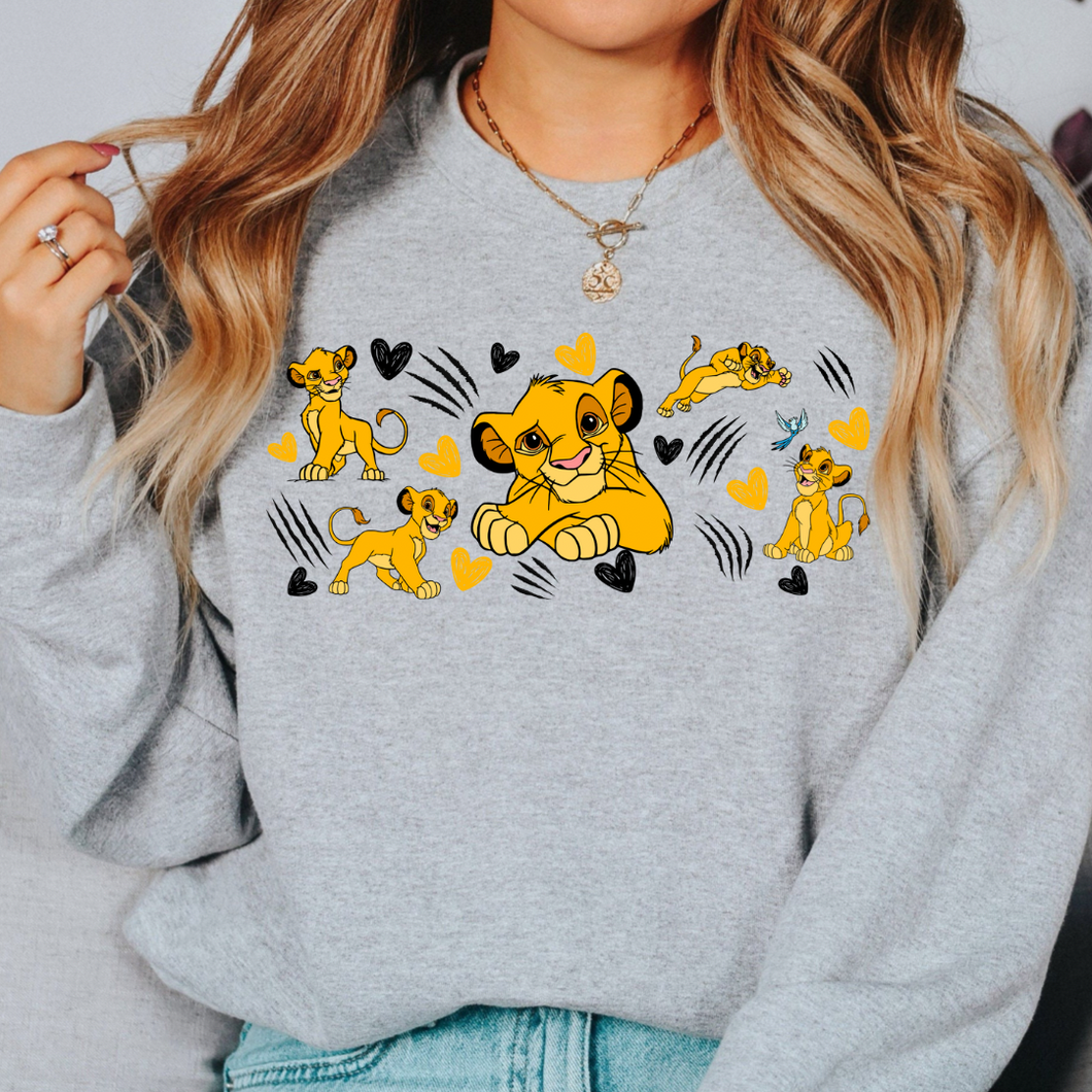 Lion Crewneck Grey