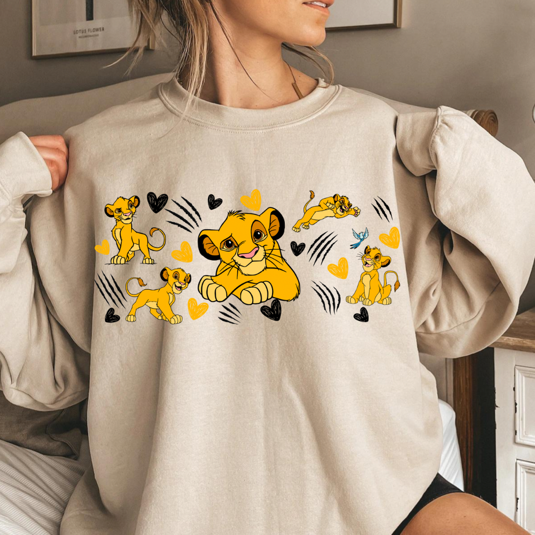 Lion Crewneck Sand
